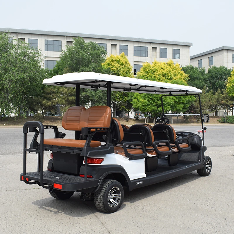 Xe điện sân golf 8 chỗ Z6C màu trắng